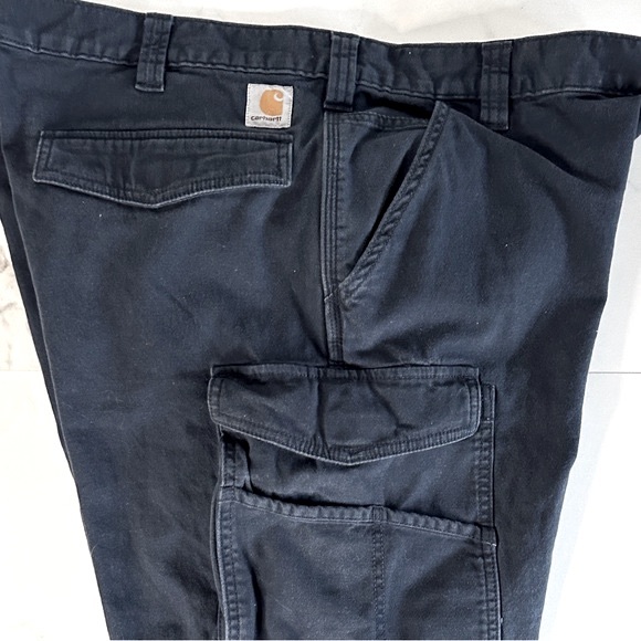 Carhartt Cargo Pants 40x34 Relaxed Fit Navy - Picture 3 of 6